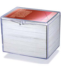 Ultra Pro Hinged 150 Card Storage - Holds 150 standard cards