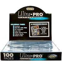 Ultra Pro Platinum Series 9-Pocket Pages - 100 x 9-Pocket Page