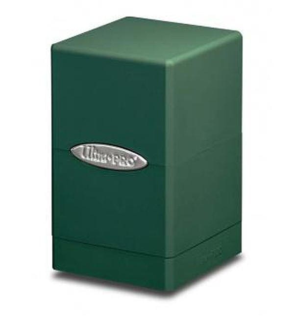 Ultra Pro Lime Green Satin Tower Deck Boxes